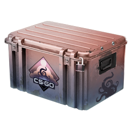 CS Operation Hydra Case with a hydra emblem and purple hue