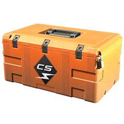 CS Operation Vanguard Case with a CS logo and orange color