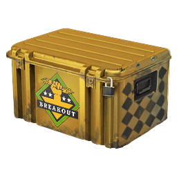 CS Operation Breakout Case with fist emblem and checkered pattern